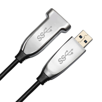 USB 3.0 удлинитель из оптоволокна с усилителем Pro-HD
